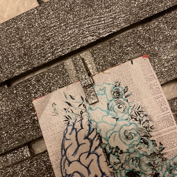 Wooded sparkly picture frame - Picture 7 of 7